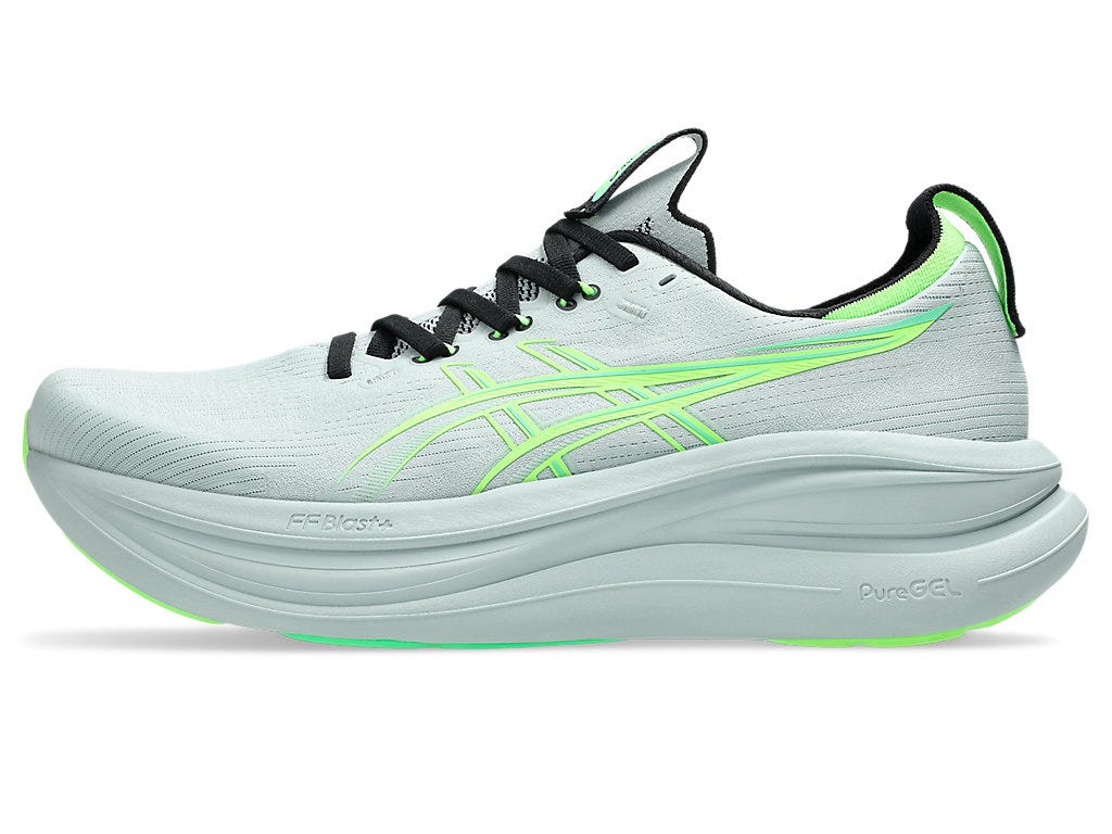 GEL-NIMBUS 28 - Cold Moss/Illuminate Green